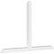 Ekena Millwork Portland Architectural Grade PVC Gable Bracket, 84"W x 56"H x 4"D x 4"F, 16/12 Pitch GBP084X56X0404POR00 - alternate 1